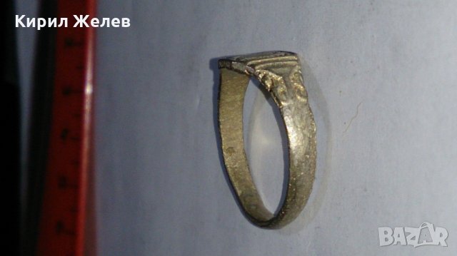 Стар пръстен над стогодишен сачан - 73561, снимка 3 - Антикварни и старинни предмети - 28993449