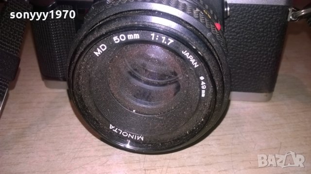 MINOLTA+MINOLTA-JAPAN-АПАРАТ И ОБЕКТИВ-ВНОС шВЕЦИЯ, снимка 9 - Фотоапарати - 26964693
