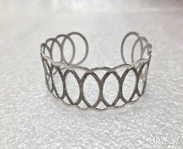 Като нова! Сребърна Гривна ITALY (проба 925)-10.18 грама, снимка 3 - Гривни - 47981911