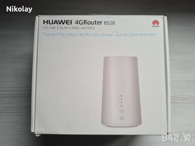 Рутер Huawei B528 (4G/LTE 300Mbps), снимка 1 - Рутери - 43867830