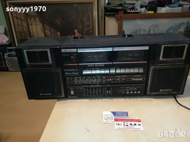 hitachi trk-w550e 2707211313, снимка 14 - Радиокасетофони, транзистори - 33640494