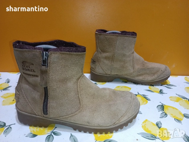 Sorel N 40 кожени боти Waterproof 