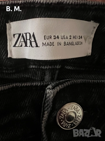 Дамски дънки Zara 34, снимка 3 - Дънки - 52096755