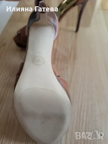 Нови токчета Michael Kors естествена кожа 40 номер, снимка 3 - Дамски обувки на ток - 47730665