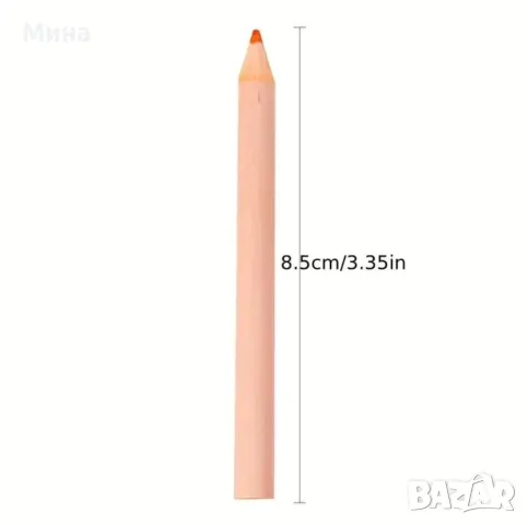 Комплект от 12 броя качествени дървени моливи, снимка 3 - Ученически пособия, канцеларски материали - 47273360