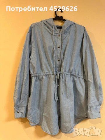 Дънково яке - Тънък деним , снимка 2 - Якета - 53236405