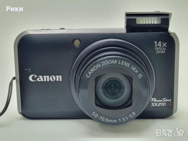 Canon PowerShot SX 210 IS Black 14.1MP 14x Zoom Compact Digital Camera, снимка 3 - Фотоапарати - 52728982
