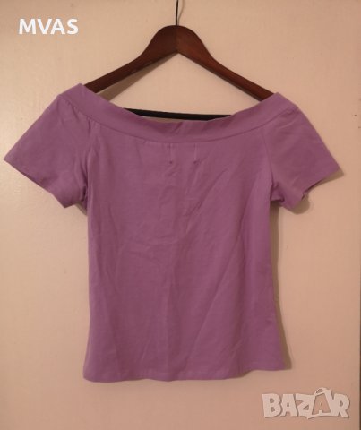 Нова лилава дамска тениска с етикет Hell Bunny M размер , снимка 2 - Тениски - 40551319
