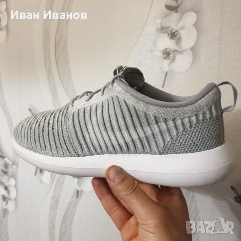 маратонки  NIKE ROSHE TWO FLYKNIT "WOLF GREY" номер 44-44,5, снимка 13 - Маратонки - 40283132