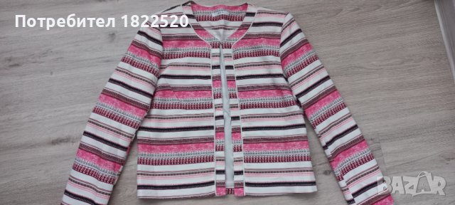 Сако в цикламено и бяло , снимка 1