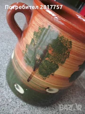 Старинна керамична поставка за прибори и други !, снимка 3 - Антикварни и старинни предмети - 48868992