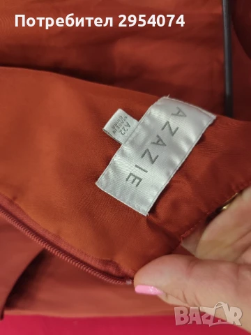 дамска рокля керемиден цвят хл 59лв, снимка 3 - Рокли - 51422771