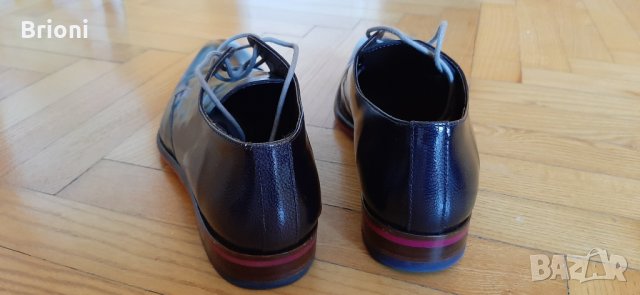 Floris Van Bommel мъжки обувки естествена кожа тъмно сини номер 44, снимка 8 - Официални обувки - 32904657