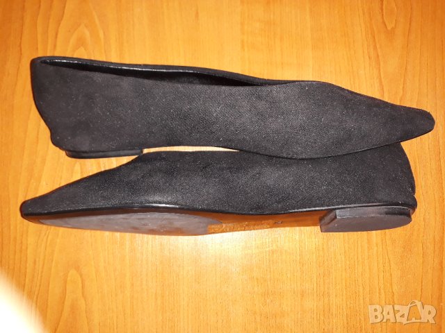 H&M ниски равни обувки дамски черни 36 като НОВИ , снимка 2 - Дамски ежедневни обувки - 43249648