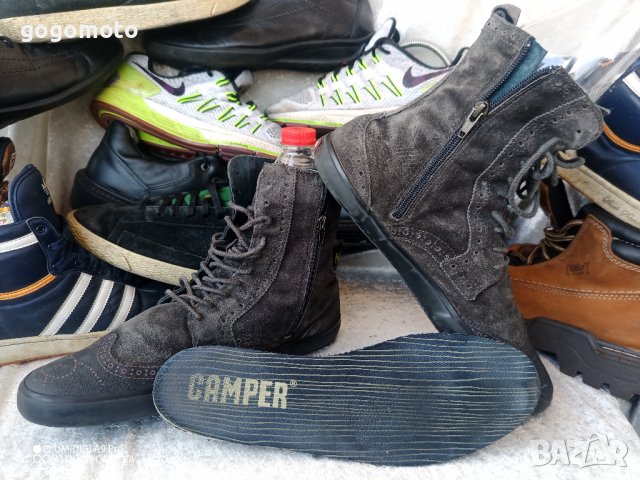 CAMPER® original, N- 43 , мъжки боти, кецове, 100% висококачествен естествен велур кожа, GOGOMOTO, снимка 6 - Мъжки боти - 43899366