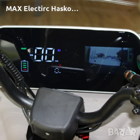 Триместна електрическа триколка LUXURY BUS 2000W/60V/25Ah - GRAY, снимка 12 - Мотоциклети и мототехника - 52132128