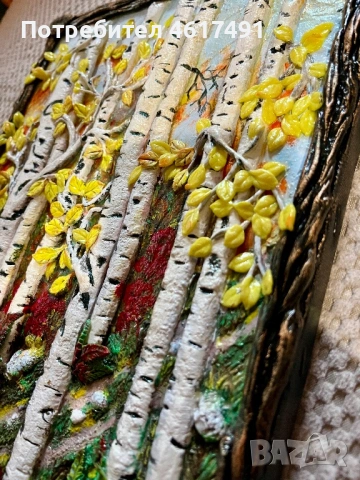 3D Горска брезова картина 🖼️🪾🌳🍂, снимка 6 - Картини - 53052983