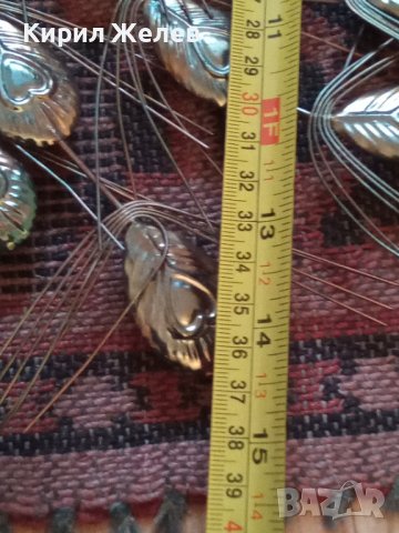 Сувенир паун красив метален 41560, снимка 13 - Декорация за дома - 42999162