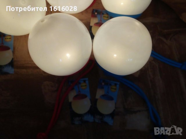 Нови Соларни лампи - топки за закачане с връзка,за къмпинг и градина.., снимка 15 - Соларни лампи - 38878646