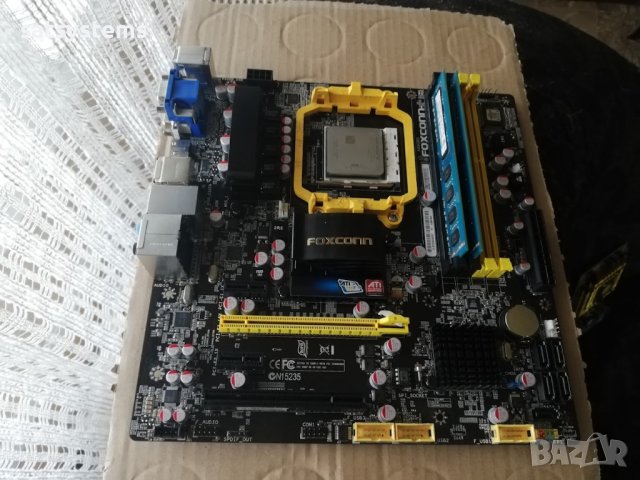 Дънна платка Foxconn A88GMX Socket AM3 CPU+FAN, снимка 3 - Дънни платки - 42959667