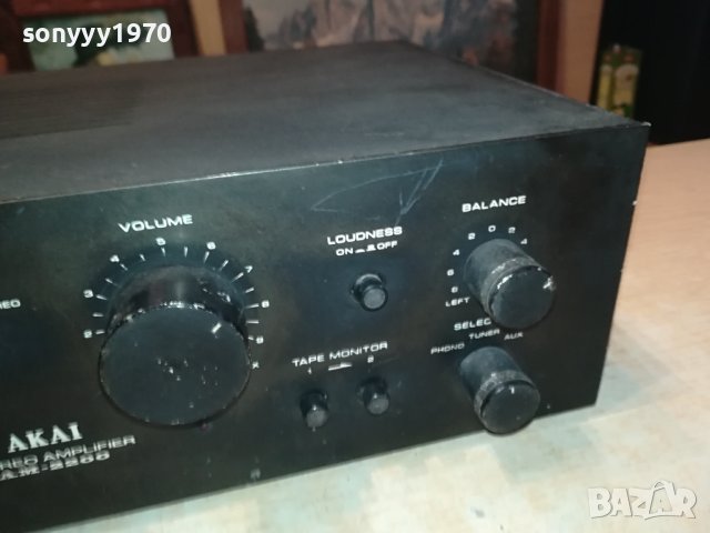 AKAI AM-2200 AMPLIFIER-MADE IN JAPAN 2901242036, снимка 2 - Ресийвъри, усилватели, смесителни пултове - 44026543