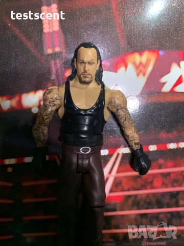 Екшън фигура WWE The Undertaker Гробаря series играчка Mattel The Phenom, снимка 7 - Фигурки - 49152671