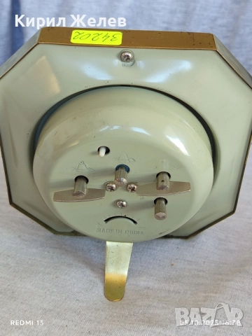 Стар механичен будилник POLARIS CHINA много красив перфектно състояние за КОЛЕКЦИЯ 49186, снимка 6 - Антикварни и старинни предмети - 51952721