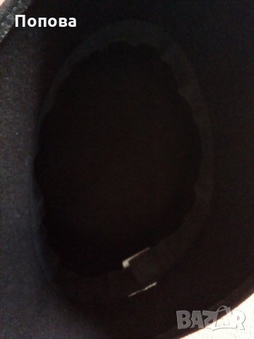  Италианска чиста вълна супер елегантна шапка, снимка 6 - Шапки - 26449421