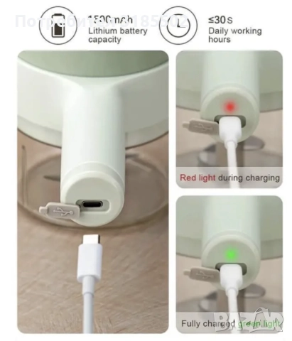 Ръчен електрически чопър с комбинация от четири функции / Промоционална цена, снимка 11 - Чопъри и пасатори - 51458117