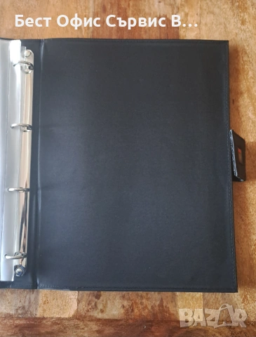 папка за документи класьор черна с 4 ринга със затваряне тип велкро , снимка 5 - Ученически пособия, канцеларски материали - 53380477