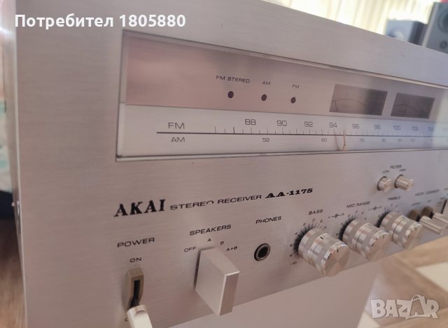 Akai AA-1175, снимка 3 - Ресийвъри, усилватели, смесителни пултове - 40354132