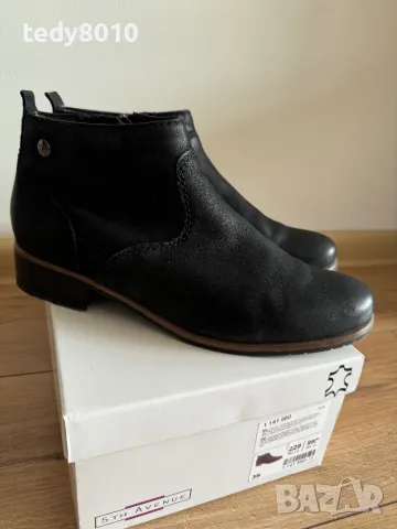 Ниски боти-естествена кожа 40 номер