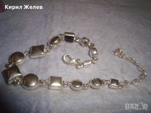 ПОСРЕБРЕНА СКЪПОЦЕННА ФЕШЪН АРТ ГРИВНА с ЮВЕЛИРНО ФАСЕТИРАНИ КРИСТАЛИ 27964, снимка 4 - Гривни - 37093542