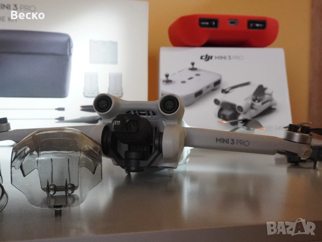 DJI Mini 3 Pro Combo – Отлично състояние + аксесоари, снимка 2 - Дронове и аксесоари - 52623807