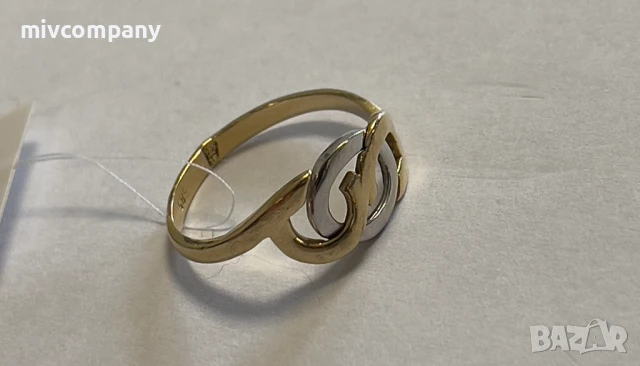 Златен Пръстен 2.2гр. Размер 56, снимка 2 - Пръстени - 51379476
