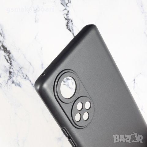 Huawei Nova 9 / Honor 50 - Черен Силиконов Кейс Гръб MATT, снимка 1