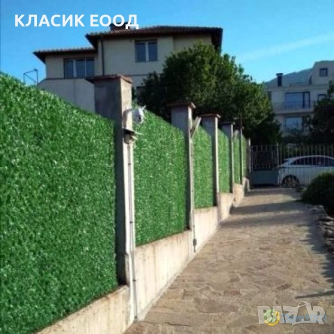 Декоративна оградна мрежа, трева жив плет