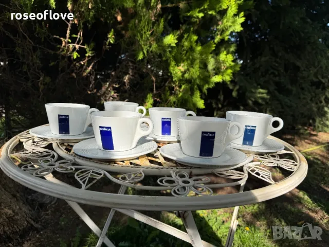Лаваца / Lavazza италиански порцеланови чаши за капучино, снимка 13 - Чаши - 47676740