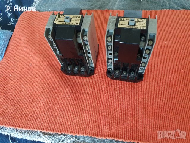 Контактори 16 ампера 500 волта бобина 220 волта  ID 16, снимка 8 - Други машини и части - 27023957
