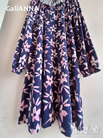 СТРАХОТНА РОКЛЯ ЕФЕКТЕН ДЕСЕН 3XL-4XL, снимка 6 - Рокли - 50840580