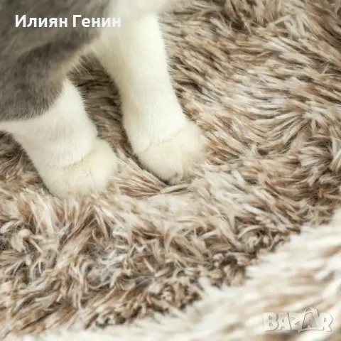 PawHut Дърво за котки, 87 см, Кула за котки с дебела драскалка, Плюшено легло, снимка 5 - За котки - 50355959