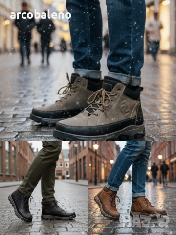 Мъжки ежедневни зимни боти Elias, 3цвята 