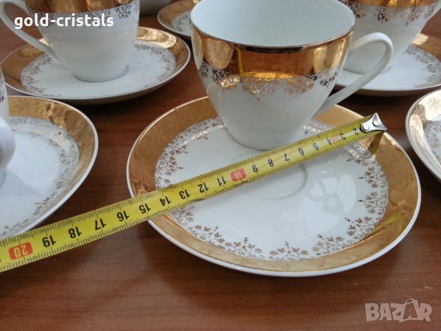 Чаши за чай порцелан Чехословакия, снимка 5 - Антикварни и старинни предмети - 35109648