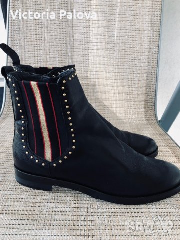 MARIPE,Уникални италиански боти,естествена кожа, снимка 4 - Дамски боти - 27820160