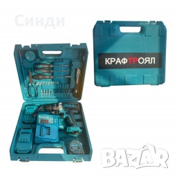 Комплект акомулаторен винтоверт-30 части 