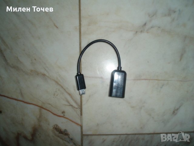 Продавам кабелче OGT за 5лв, снимка 3 - USB кабели - 26263352