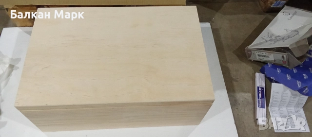 нова дървена кутия с размери 60 × 40 × 25 см., снимка 2 - Други - 52581419