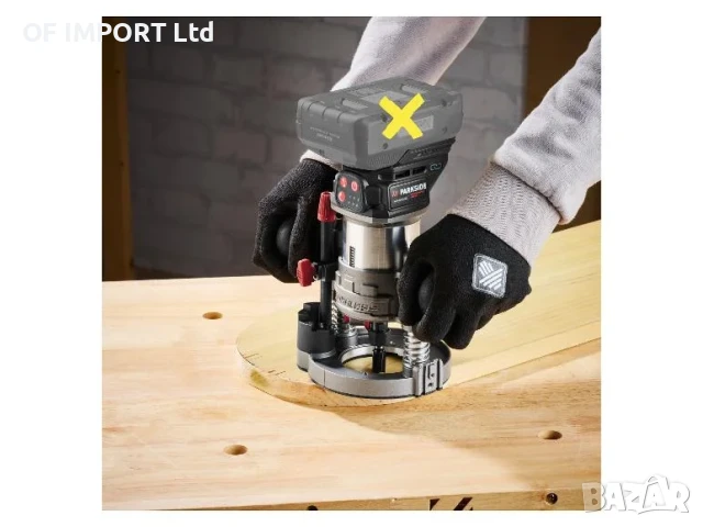 Многофункционална Акумулаторна Оберфреза PARKSIDE Performance PMFAP 20-Li A1, снимка 3 - Други инструменти - 51401406