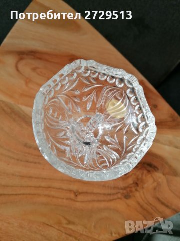 Свещник кристал Anna Hutte , снимка 5 - Декорация за дома - 38265622