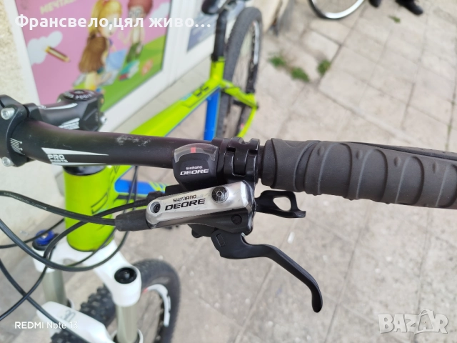 29 цола алуминиев велосипед колело размер 48, 3 по 10 скорости, заключваща вилка rock shox , снимка 2 - Велосипеди - 51626349